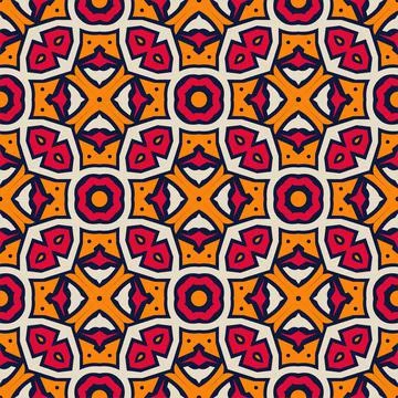 Seamless abstract shape colors. Simple Pattern ornament background Stock Illustration