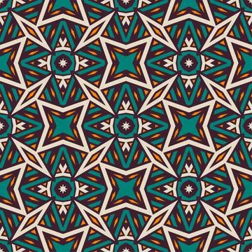 Seamless abstract shape colors. Simple Pattern ornament background Illustrazione stock