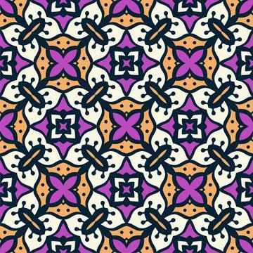 Seamless abstract shape colors. Simple Pattern ornament background Stock Illustration