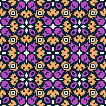 Seamless abstract shape colors. Simple Pattern ornament background Stock Illustration