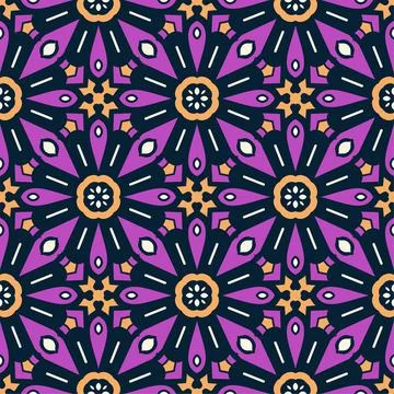 Seamless abstract shape colors. Simple Pattern ornament background Stock Illustration