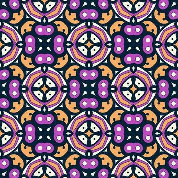 Seamless abstract shape colors. Simple Pattern ornament background Stock Illustration