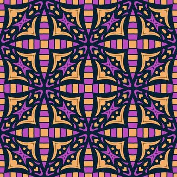 Seamless abstract shape colors. Simple Pattern ornament background Stock Illustration