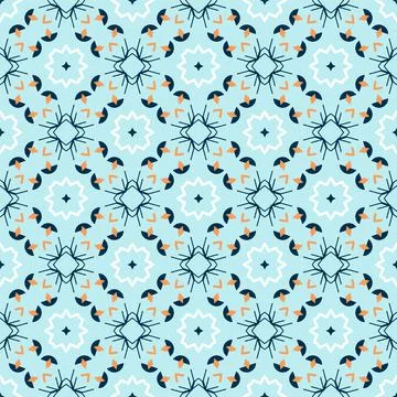Seamless abstract shape ornament. Pattern modern design ready for print Stock Illustration