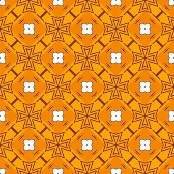 Seamless abstract shape ornament. Pattern modern design ready for print Stock Illustration