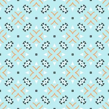 Seamless abstract shape ornament. Pattern modern design ready for print Stock Illustration