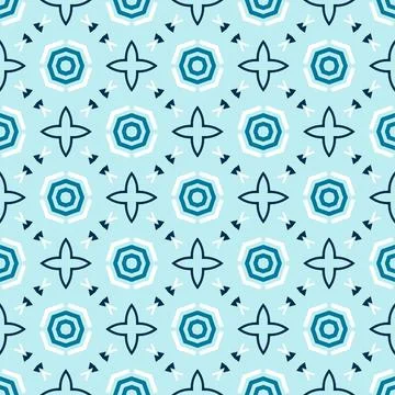Seamless abstract shape ornament. Pattern modern design ready for print Stock Illustration