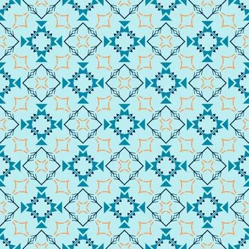 Seamless abstract shape ornament. Pattern modern design ready for print Stock Illustration