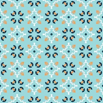 Seamless abstract shape ornament. Pattern modern design ready for print Stock Illustration