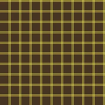 Seamless abstract simple grid squares brown pattern Stock Illustration