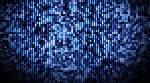 Seamless abstract spangle optic blue flood lights pattern glittering background Stock Footage 60608264