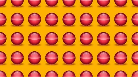 Seamless abstract spheres pattern illustration 3d render Stock Illustration