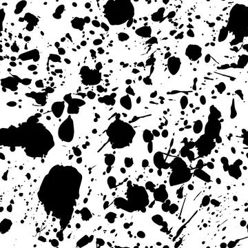 Seamless abstract splattered pattern Stock Illustration