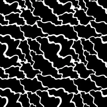 Seamless abstract spots pattern background. Decorative design freehand creative Illustrazione stock