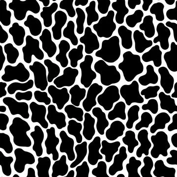 Seamless abstract spots pattern background. Decorative design freehand creative Stock Illustration