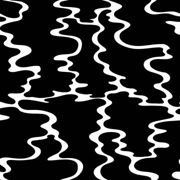 Seamless abstract spots pattern background. Decorative design freehand creative Stock Illustration