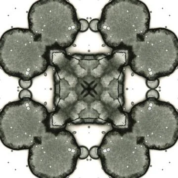 Seamless abstract square pattern. Alcohol ink in modern art. Mandala Stock Illustration