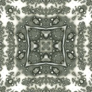 Seamless abstract square pattern. Alcohol ink in modern art. Mandala Stock Illustration