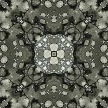 Seamless abstract square pattern. Alcohol ink in modern art. Mandala Stock Illustration