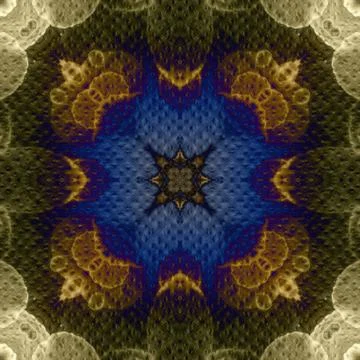 Seamless abstract square pattern. Alcohol ink in modern art. Mandala Stock Photos