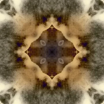 Seamless abstract square pattern. Alcohol ink in modern art. Mandala Stock Photos