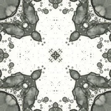 Seamless abstract square pattern. Alcohol ink in modern art. Mandala Stock Photos