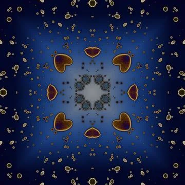 Seamless abstract square pattern. Alcohol ink in modern art. Mandala Stock Photos