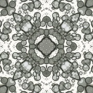 Seamless abstract square pattern. Alcohol ink in modern art. Mandala Stock Photos