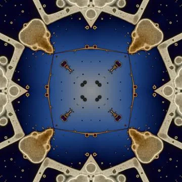 Seamless abstract square pattern. Alcohol ink in modern art. Mandala Stock Photos