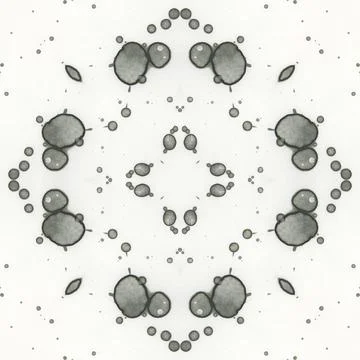 Seamless abstract square pattern. Alcohol ink in modern art. Mandala Stock Photos