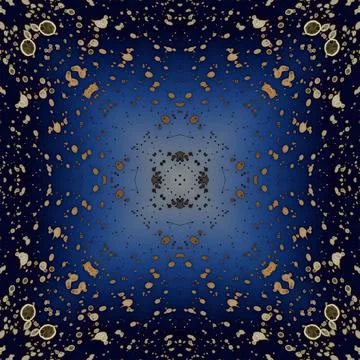 Seamless abstract square pattern. Alcohol ink in modern art. Mandala Stock Photos