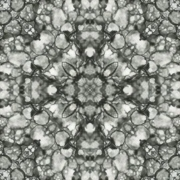 Seamless abstract square pattern. Alcohol ink in modern art. Mandala Stock Photos