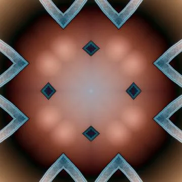 Seamless abstract square pattern. Alcohol ink in modern art. Mandala Stock Photos