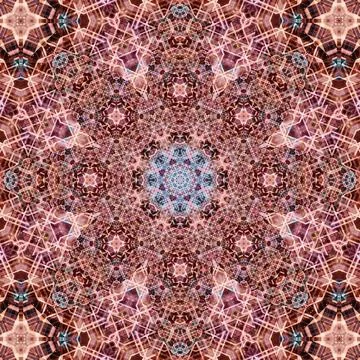 Seamless abstract square pattern. Ethnic pattern. Stock Illustration