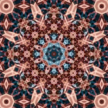 Seamless abstract square pattern. Ethnic pattern. Stock Illustration