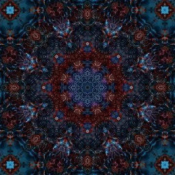 Seamless abstract square pattern. Ethnic pattern. Stock Illustration