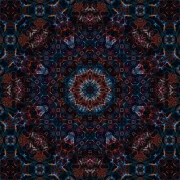 Seamless abstract square pattern. Ethnic pattern. Stock Illustration