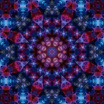 Seamless abstract square pattern. Ethnic pattern. Stock Illustration