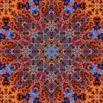 Seamless abstract square pattern. Ethnic pattern. Stock Illustration