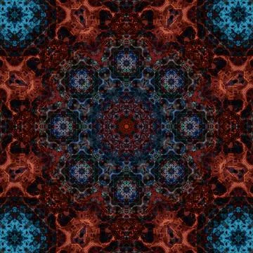 Seamless abstract square pattern. Ethnic pattern. Stock Illustration