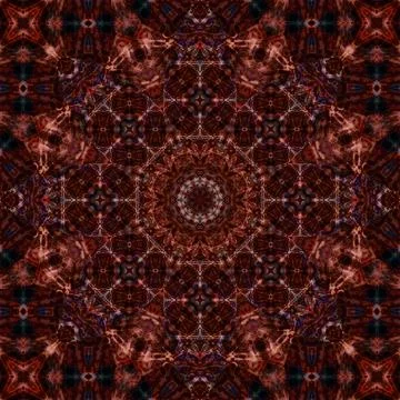 Seamless abstract square pattern. Ethnic pattern. Stock Illustration
