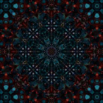 Seamless abstract square pattern. Ethnic pattern. Stock Illustration