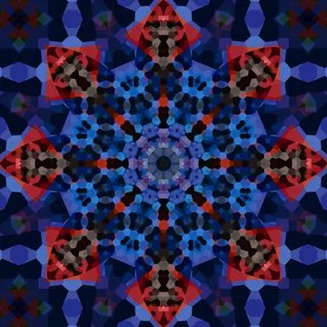 Seamless abstract square pattern. Ethnic pattern. Foto stock