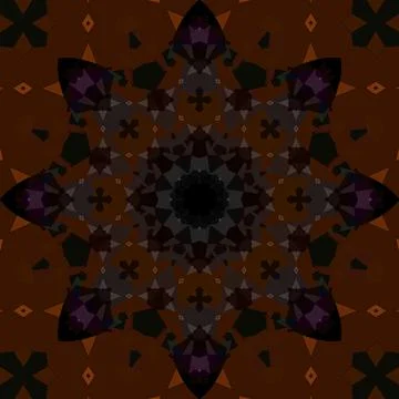 Seamless abstract square pattern. Ethnic pattern. Stock Photos