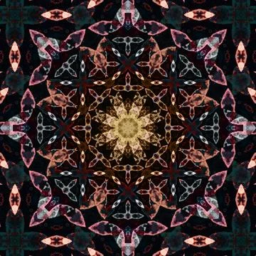 Seamless abstract square pattern. Ethnic pattern. Stock Photos