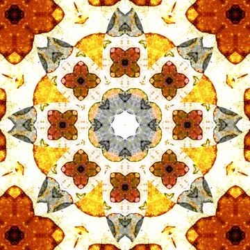 Seamless abstract square pattern. Ethnic pattern. Foto stock