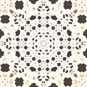 Seamless abstract square pattern. Ethnic pattern. Stock Photos