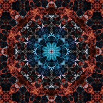 Seamless abstract square pattern. Ethnic pattern. Stock Photos