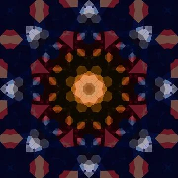 Seamless abstract square pattern. Ethnic pattern. Stock Photos