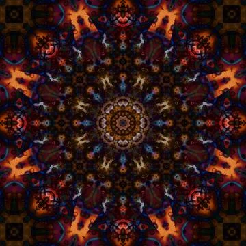 Seamless abstract square pattern. Ethnic pattern. Stock Photos